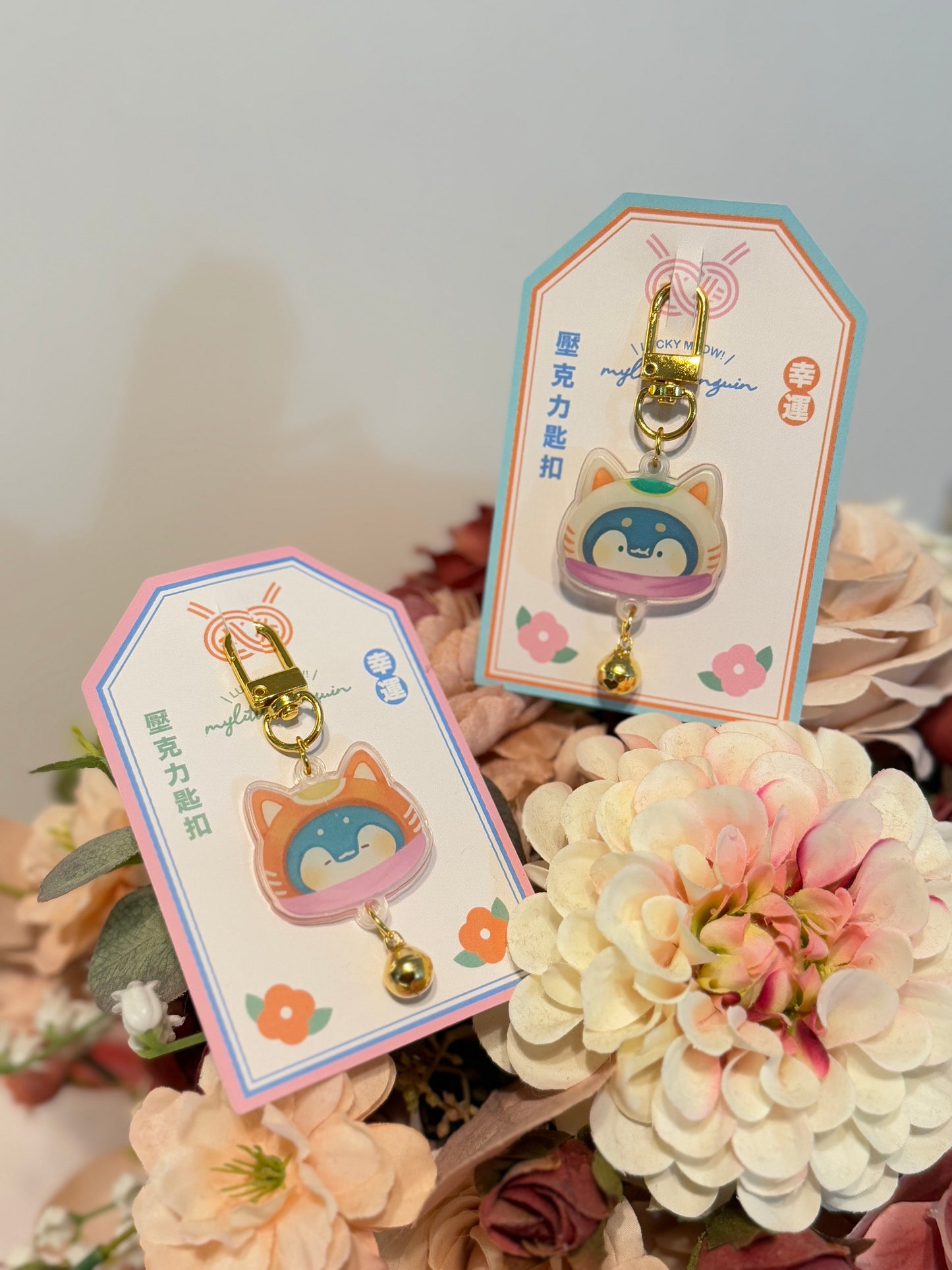 Lucky meow!招福小企鵝 |鈴鈴啷啷幸運吊飾