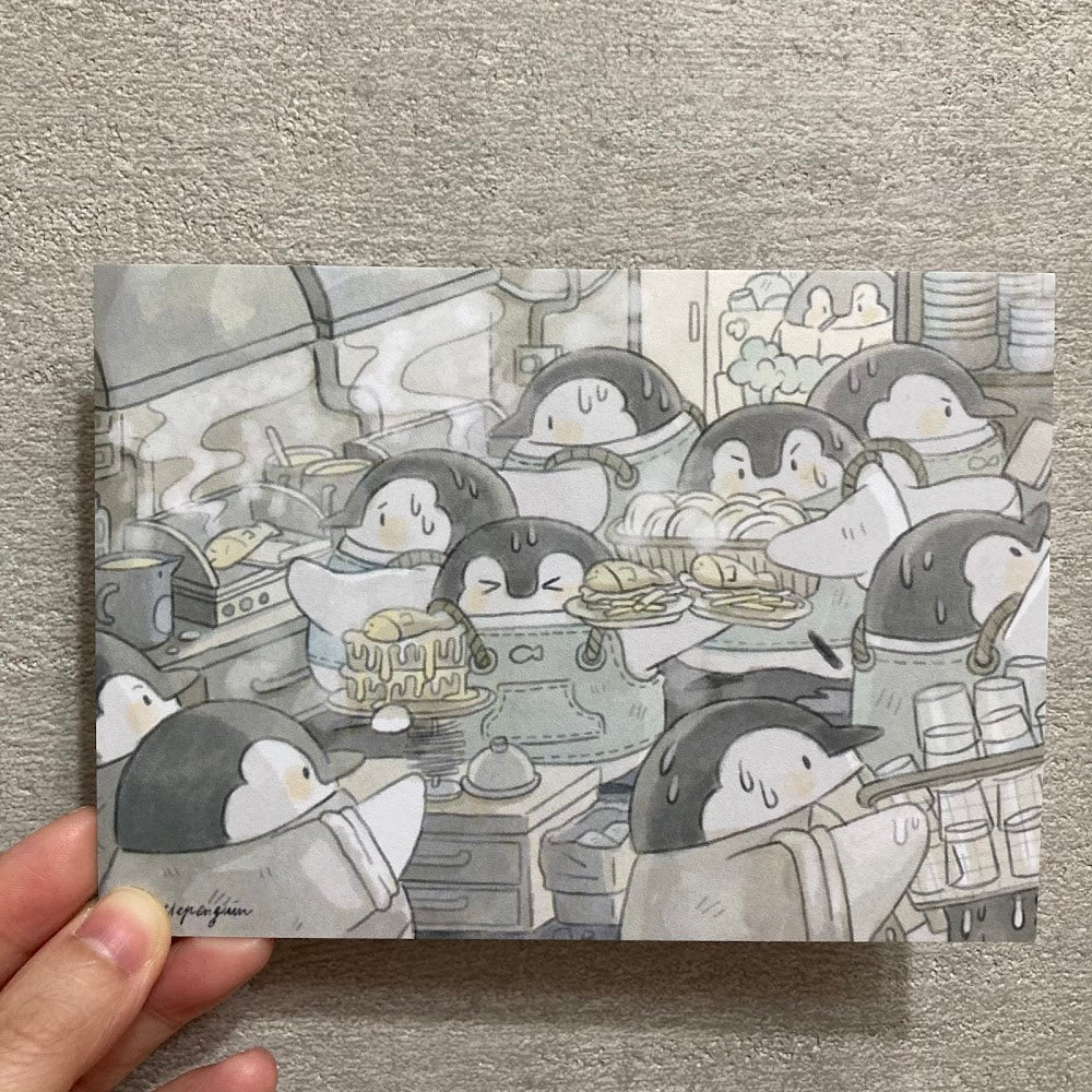 My Little Penguin 小企鵝冰室|廚房明信片