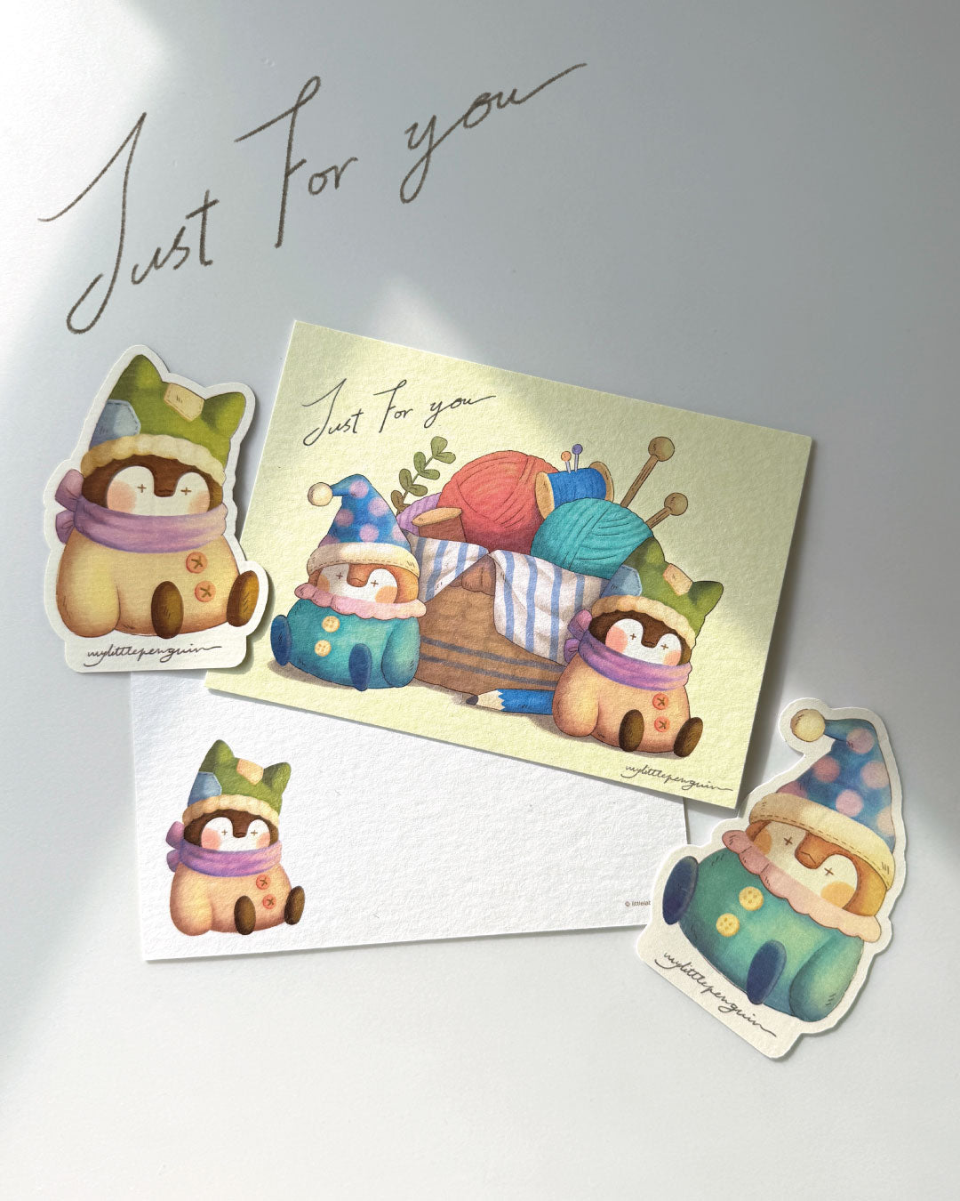 My little penguin 布偶小企鵝・單張貼紙