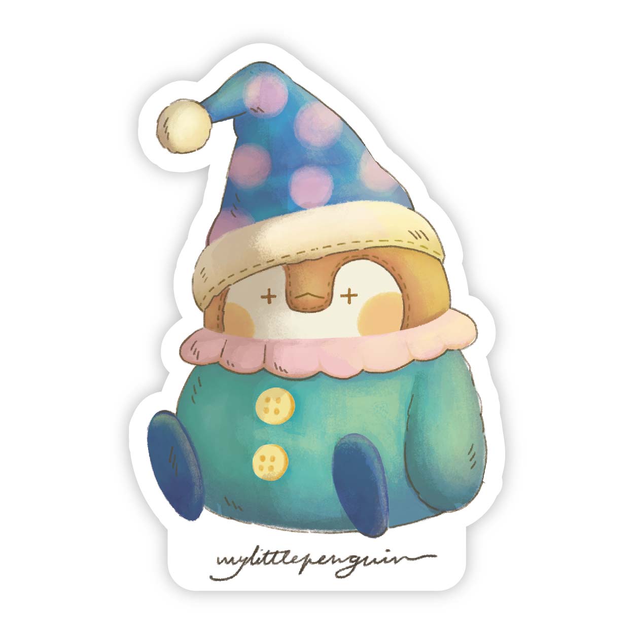 My little penguin 布偶小企鵝・單張貼紙