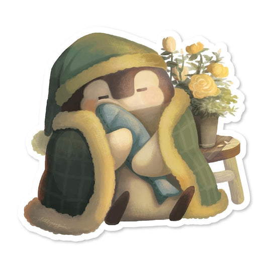 My Little Penguin 冬日暖暖小企鵝 特厚明信片