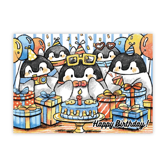 My Little Penguin 生日小企鵝 明信片